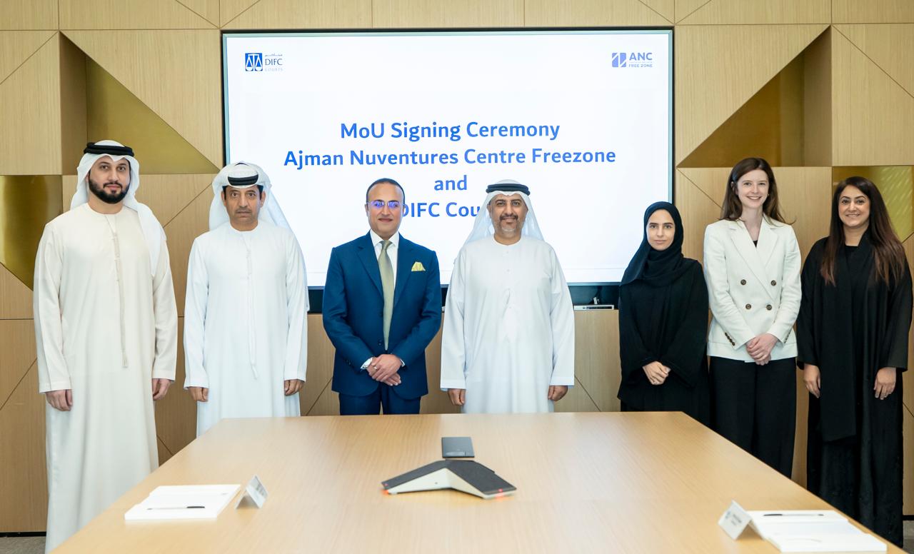Ajman NuVentures Free Zone Signs MoU with DIFC Courts